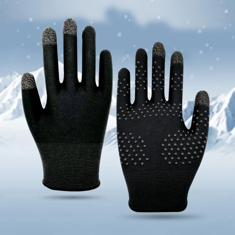 Guantes pantalla táctil 2pcs Gamer Unisex Soft and Sun Protective Gaming manga dedos Mejorar manejo del teléfono