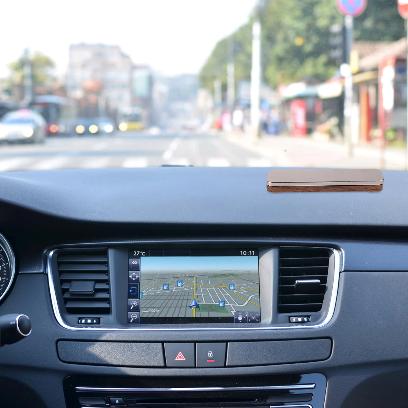 

Парковочный телефон, временная парковочная карта, приборная панель, деревянный держатель, автоаксессуары, декор, знак перемещения