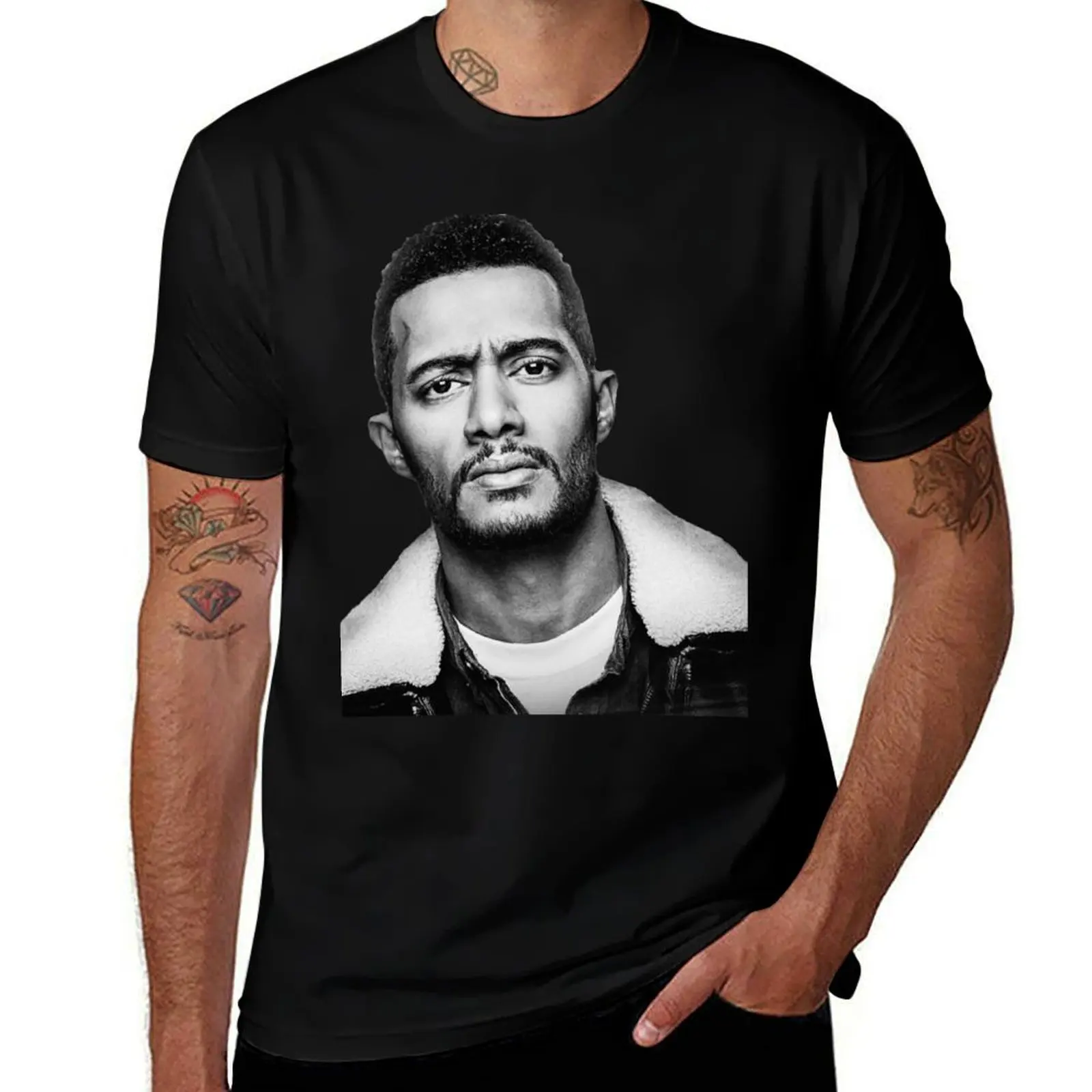 Mohamed Ramadan T-Shirt Outdoor Sports Short Sleeve Top T-Shirt