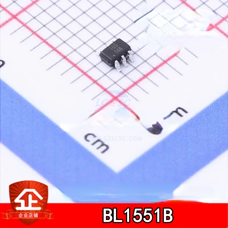 10pcs New and original BL1551B SC70-6 Single pole double throw analog switch chip BL1551B SC70-6