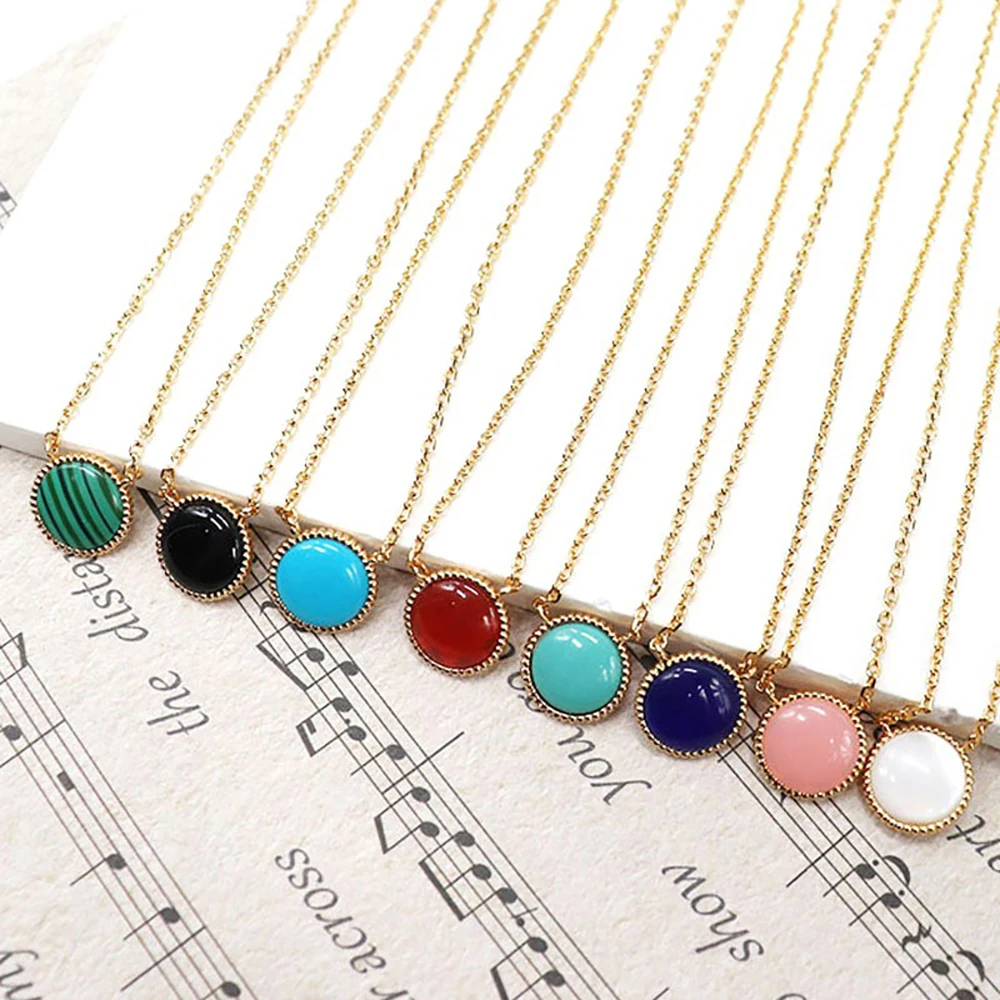 

Trendy Fashion Compass Necklace Light Luxury Vintage Copper Plated 18K Gold Jewellery Simple Girls Gift Banquet Party