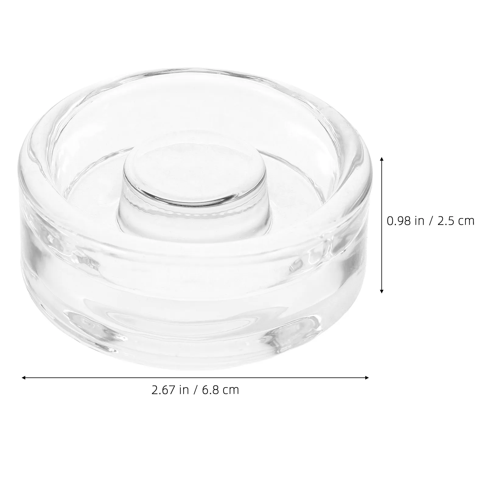 Wide Mouth Mason Jar Fermentation Glass Weight Pickling Vegetables Fruits Sauces Reusable Canning Accessory Bubble Suppression