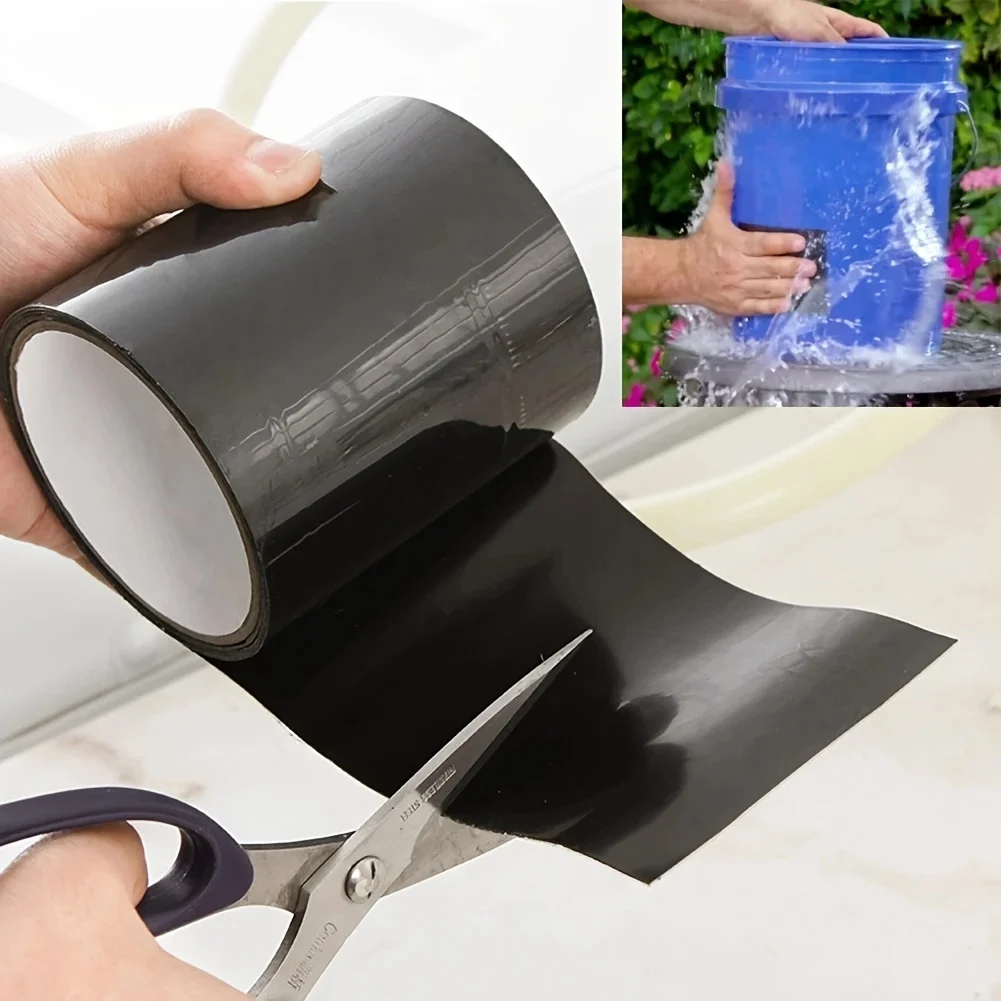 150cm Stop Leak Tape Super Strong Waterproof Seal Repair Tape Performance Self Fix Tape Adhesive Insulating Duct Tape