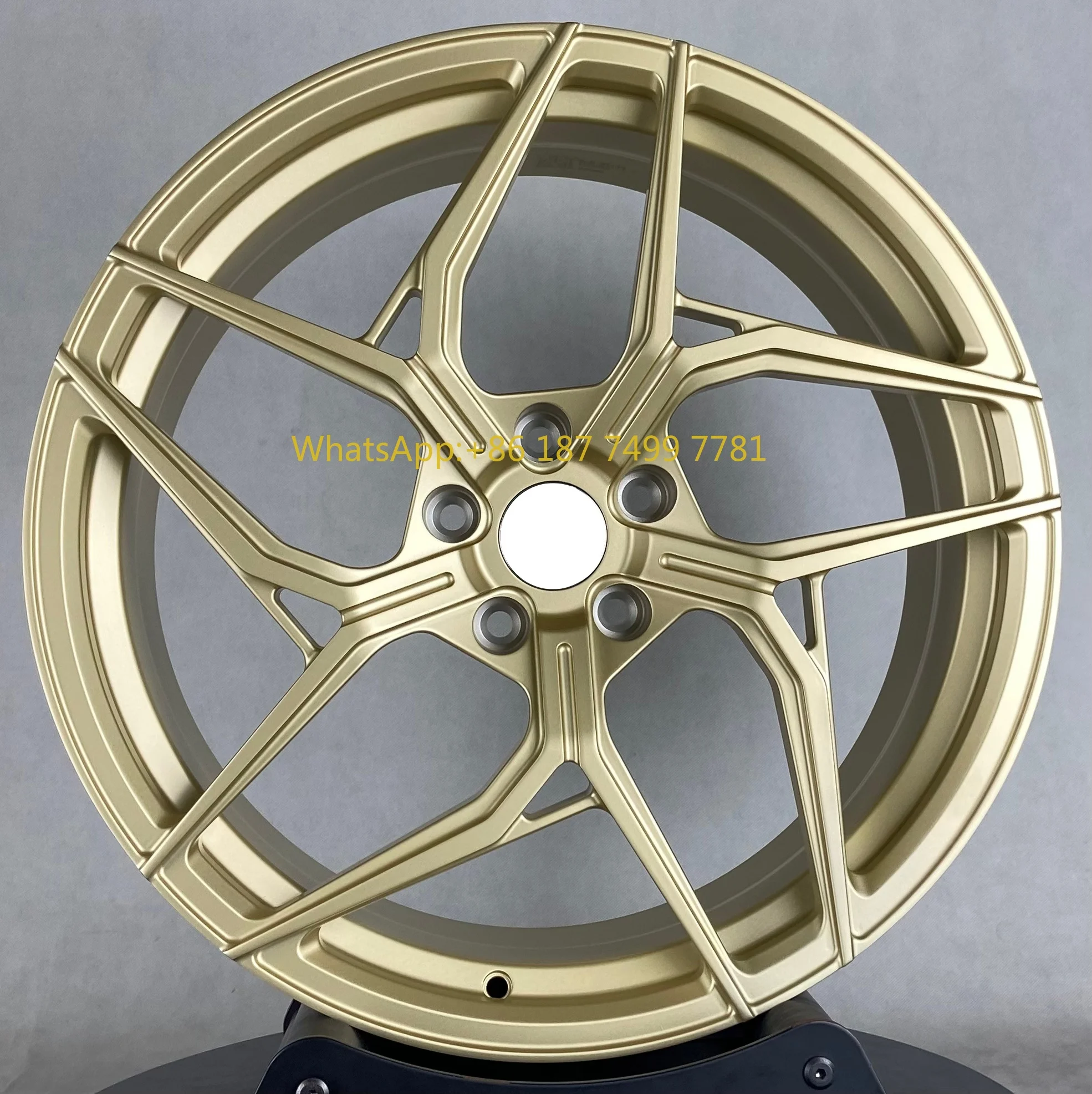 

High Performance Custom Racing Car Rims Wheels Matte Gold Bronze Forged 18 19 20 21 22 Inch Rims for