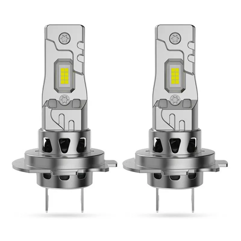 

H7 LED Headlight Bulbs CANBUS Lights Mini Lamp 1:1 Size New Wireless H7 Fog Light with Fan Car LED Plug-and-Play 6000K 12V