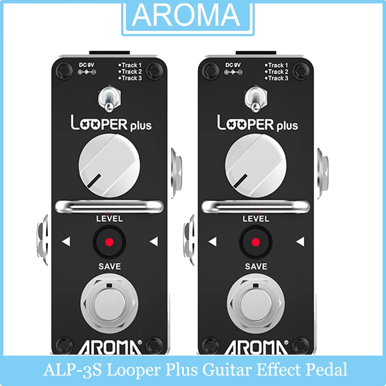 

AROMA ALP-3S Looper Plus гитарная педаль эффектов 60 минут неограниченное количество накладок записей буферная педаль аксессуары для гитары True Bypass