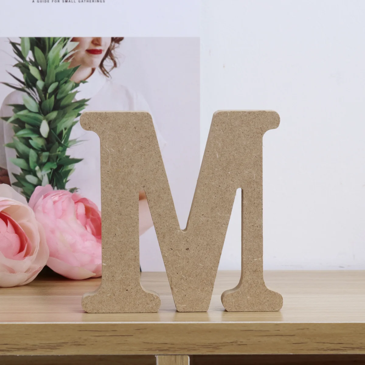 

Alphabet Letter Wooden Wall Decor Craft Letters for Nursery Kids Room Education Learning Tool Home Garden Party Use