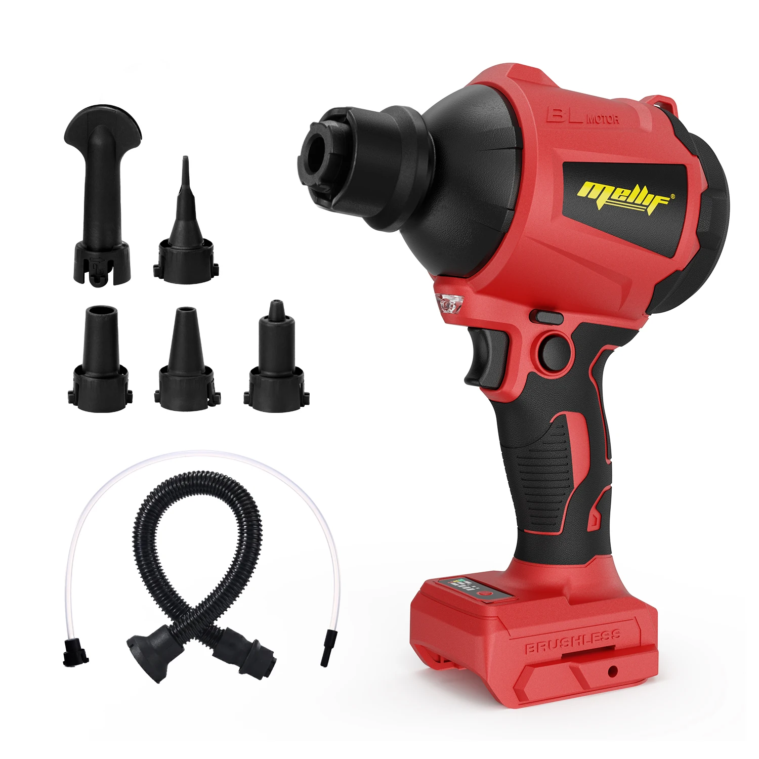 Cordless Air Duster Compatible with Milwaukee 18V Battery 50000RPM Brushless Air Compressed Air Pump for PC Keyboard(Tool Only)