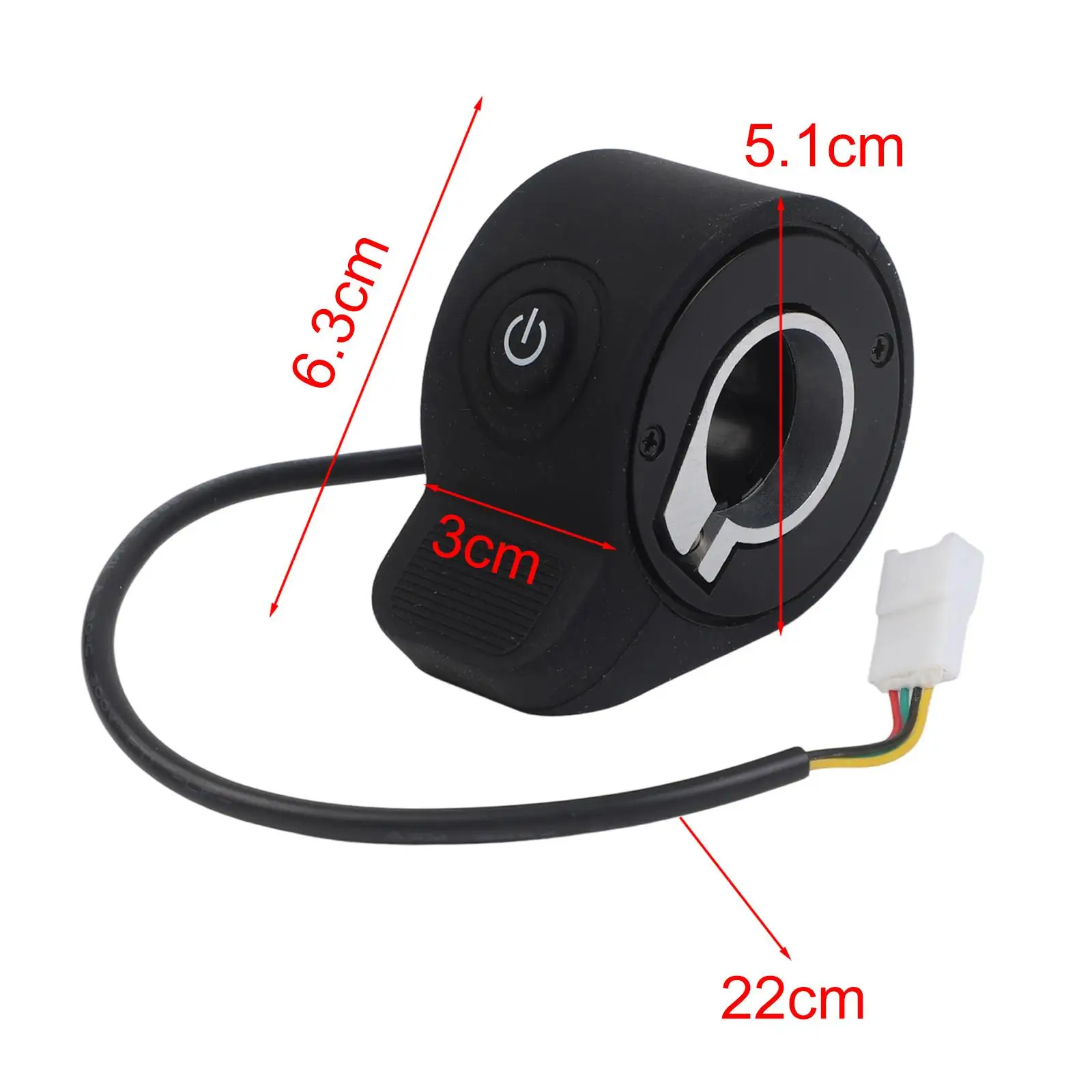 Scooter Speed Control Thumb-Dial Speed Controller Single-Button Throttle User-friendly Scooter Throttle For Navee N30