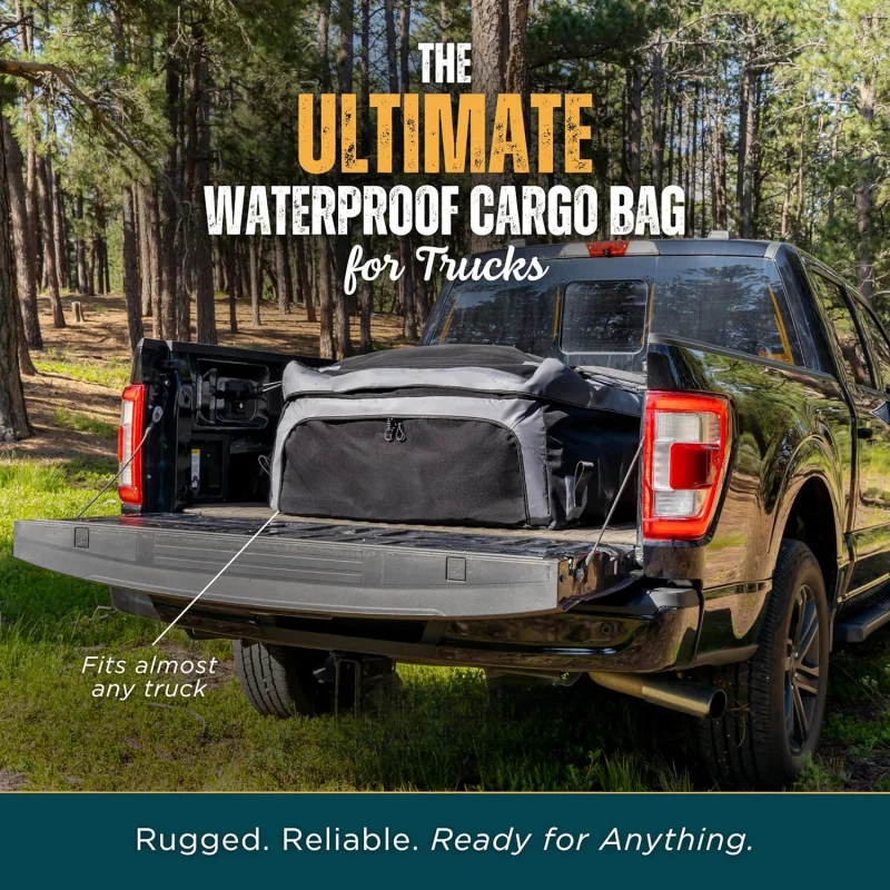 

26-канальная водонепроницаемая грузовая сумка-кровать для грузовика, сверхмощная сумка для хранения из ПВХ с двойным открыванием, эластичные шнуры, замки, подходят для всех грузовиков