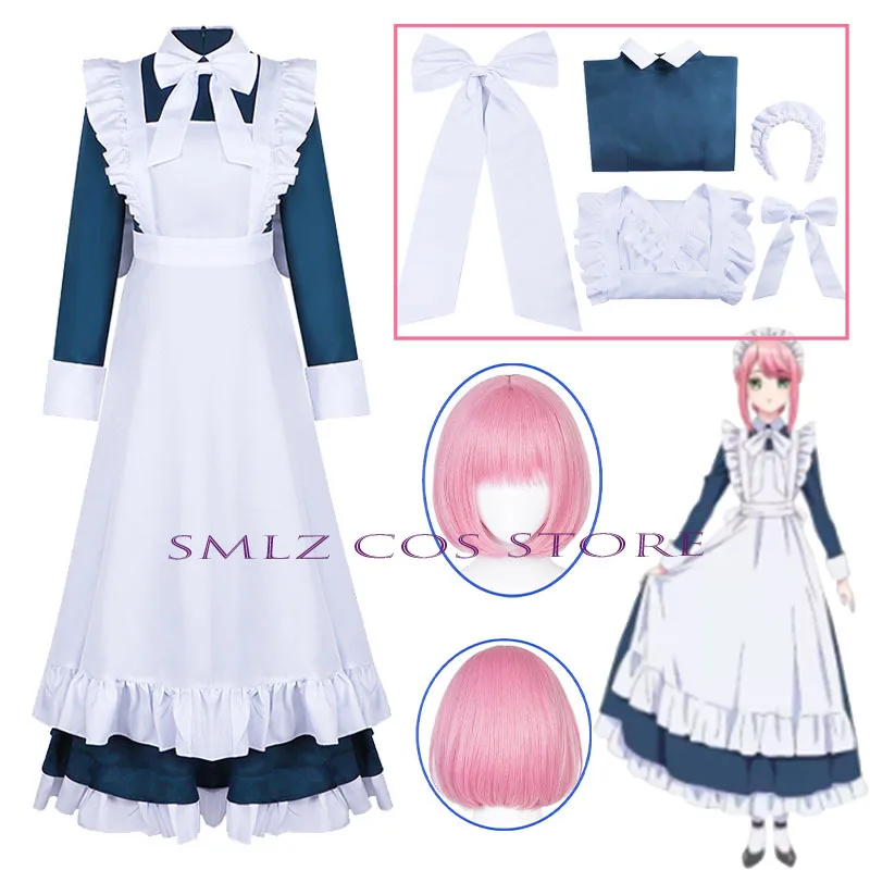 

Fighter Marie Cosplay Mechanical Marie Costume Women Maid Dress Outfit Suit Halloween Party Role Play Outfit for Woman Girl