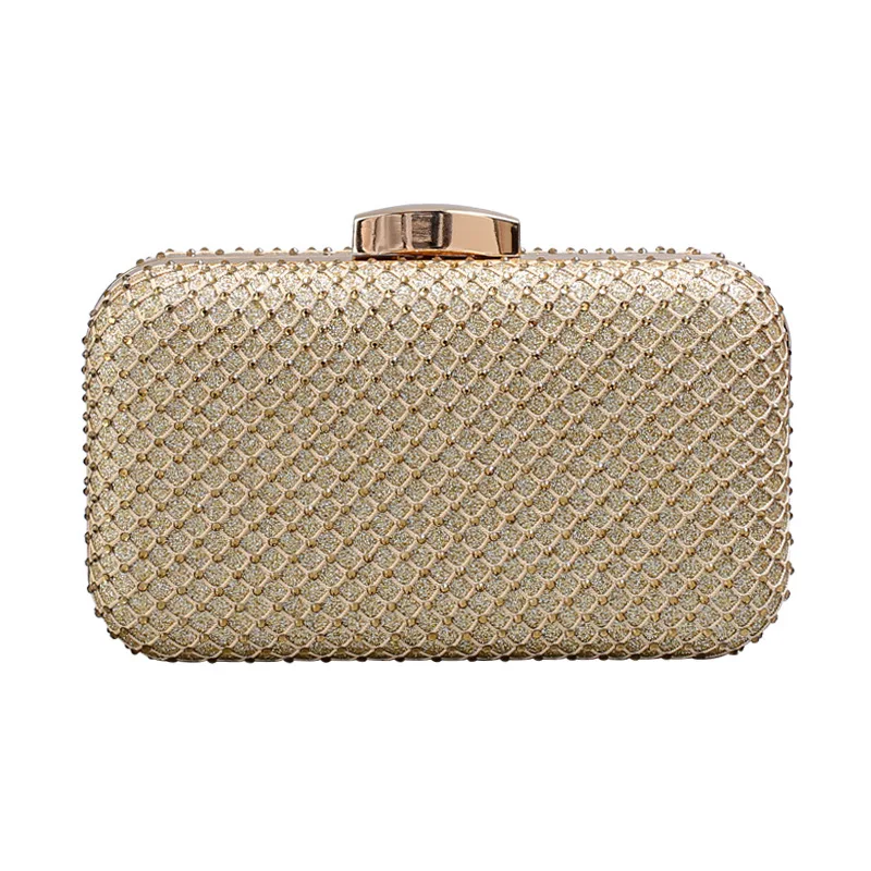 

Trendy PU Leather Evening Clutch - High-End Shiny Handheld Bag for Ladies' Banquet Parties with International Style Designer Bag