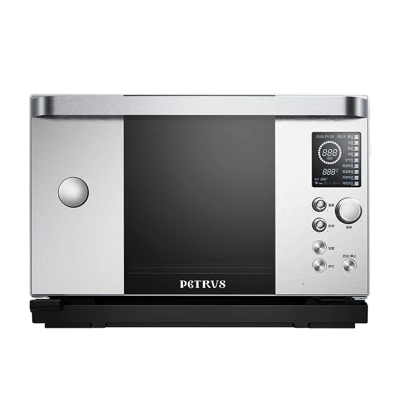 Steaming oven stove, three-in-one machine, household table top multi-function baking automatic electric steaming box