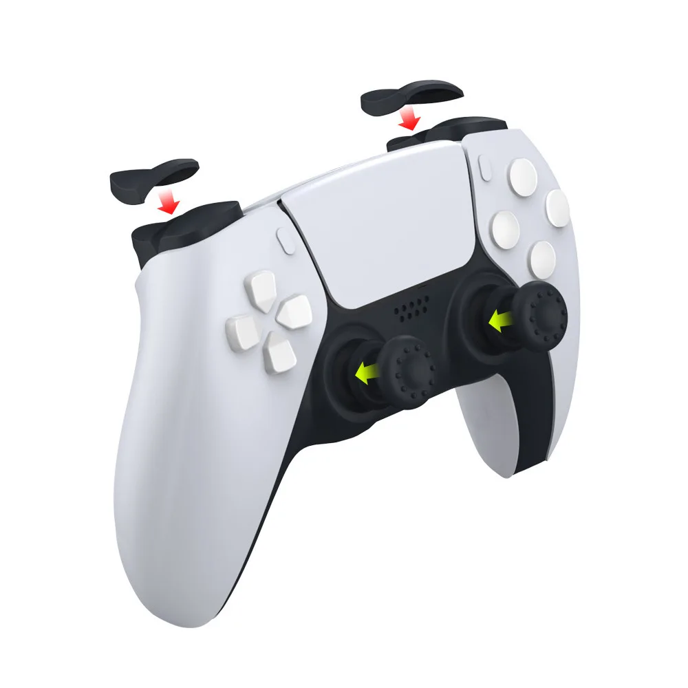 8pcs Enhanced Durable Removable Thumbsticks Analog Stick Joystick Caps Covers Swap Grips for PS5 PS4 SLIM PS4 Pro Controller