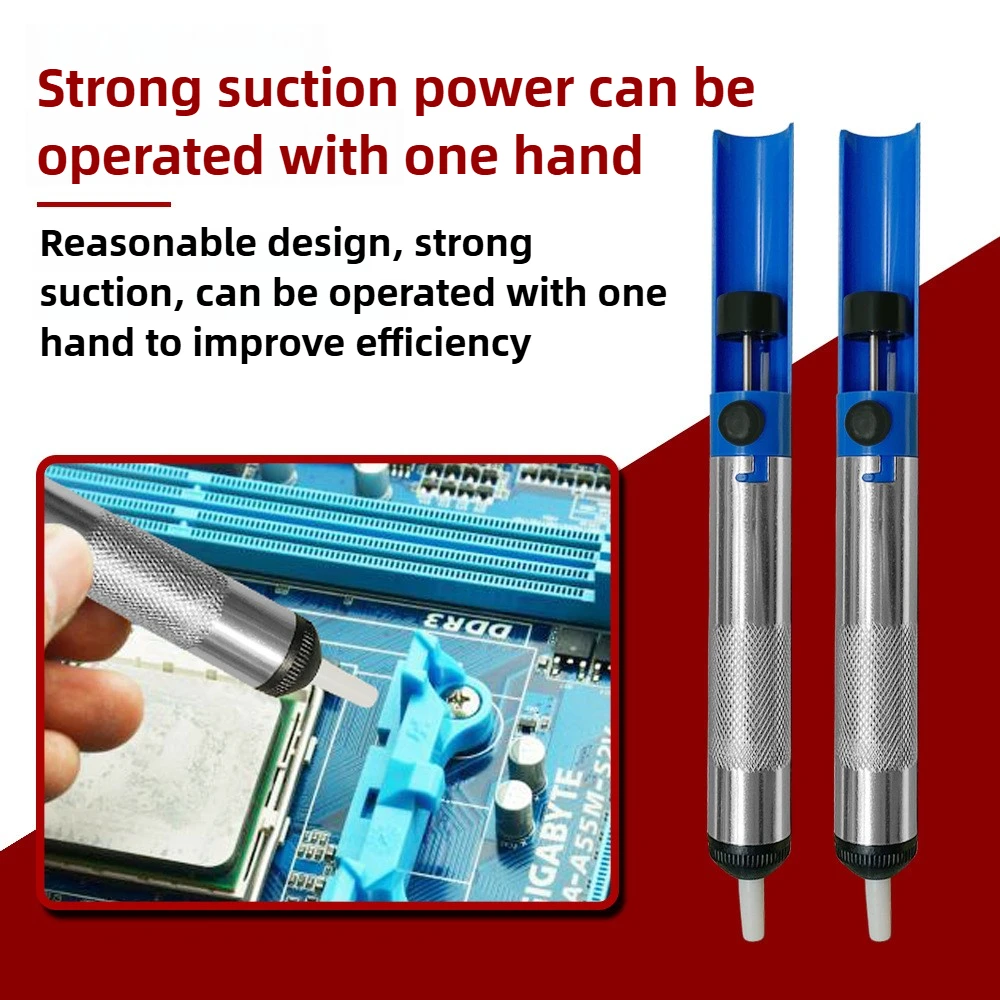 はんだ吸盤ペンアルミ金属はんだ吸い取りポンプ吸引錫ガン除去真 - Desoldering Pump Solder のレビューと価格