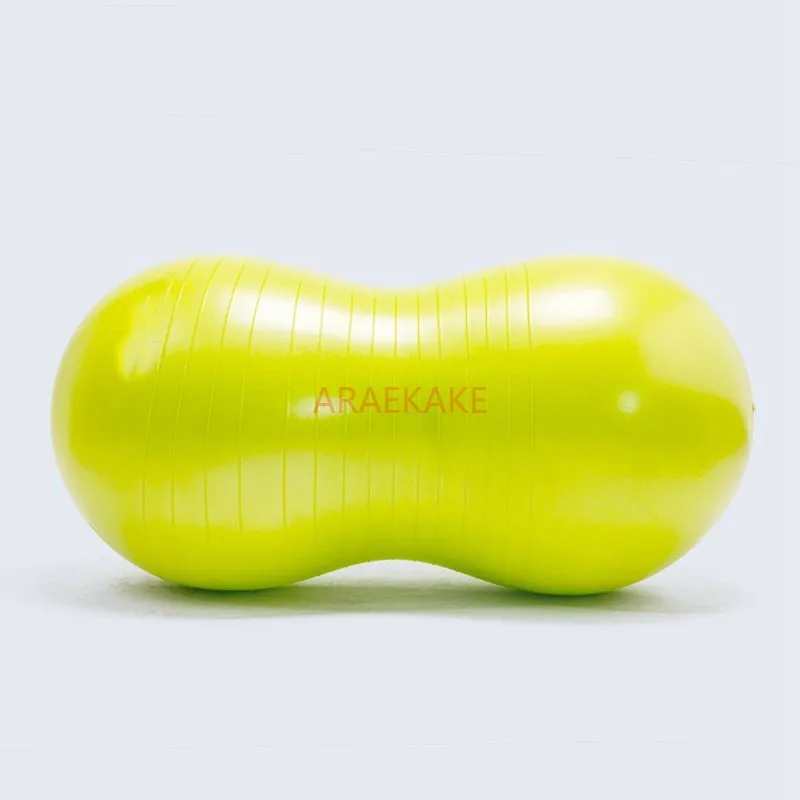 1pcs Fitness Peanut Ball Inflating Balloon Exercise Yoga Peanut Ball Pilates Ball Rehabilitation Relaxation Ball