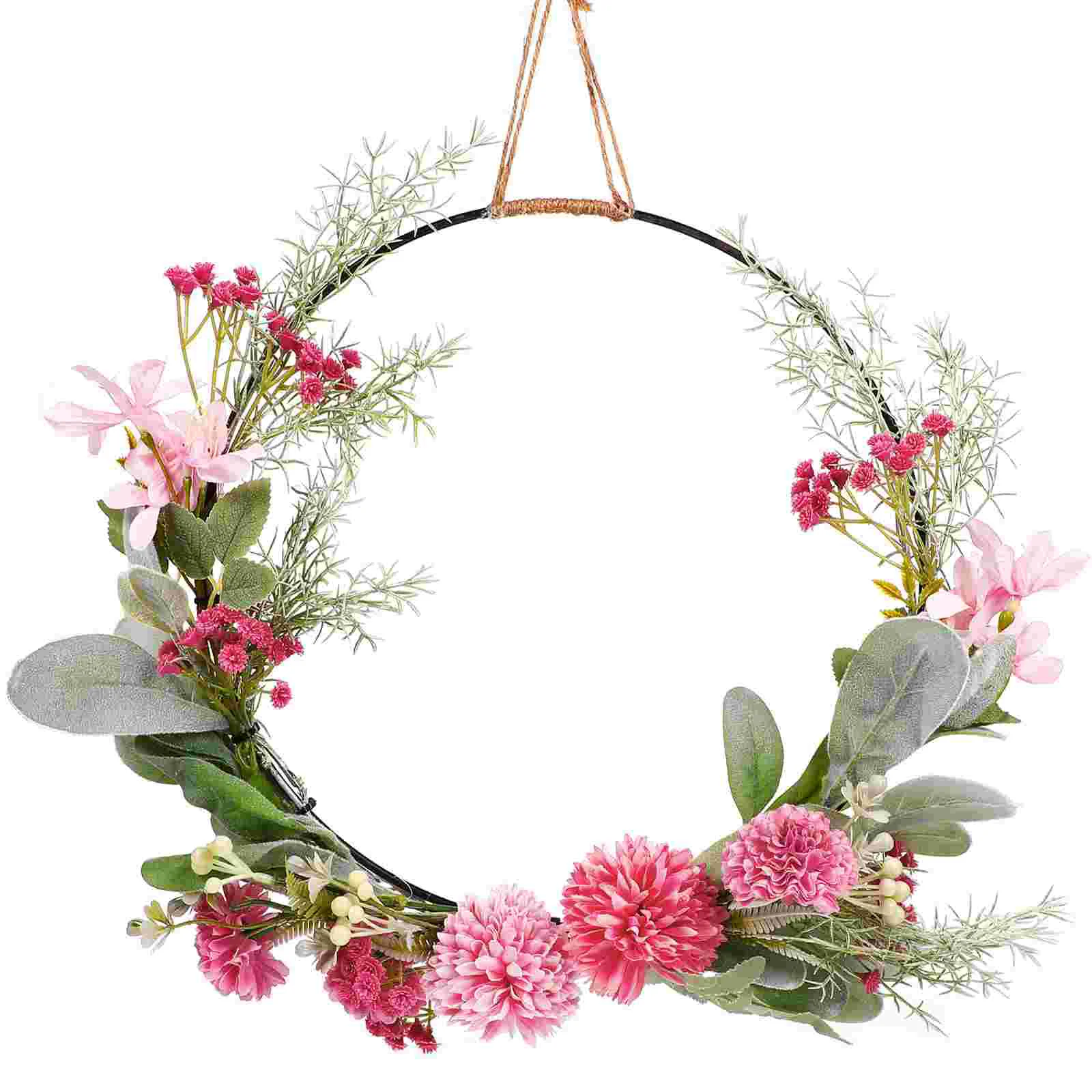 

Artificial Garland Plant Wall Decor Flower Wreath Succulent Hanging Door Decorations Home