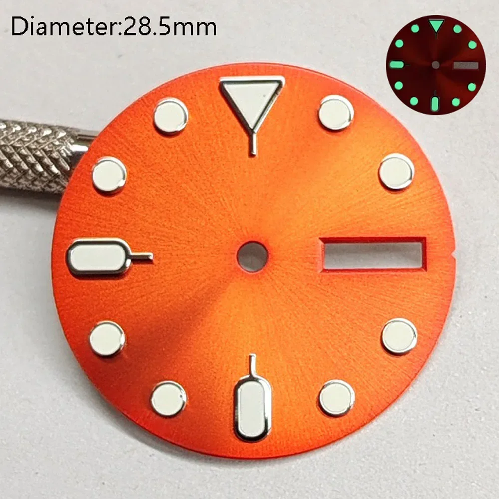 Quadrante PROSPEXX luminoso modificato da 28,5 mm NH35/NH36 adatto per orologi con movimento automatico NH35/NH36 modific personalizza il logo