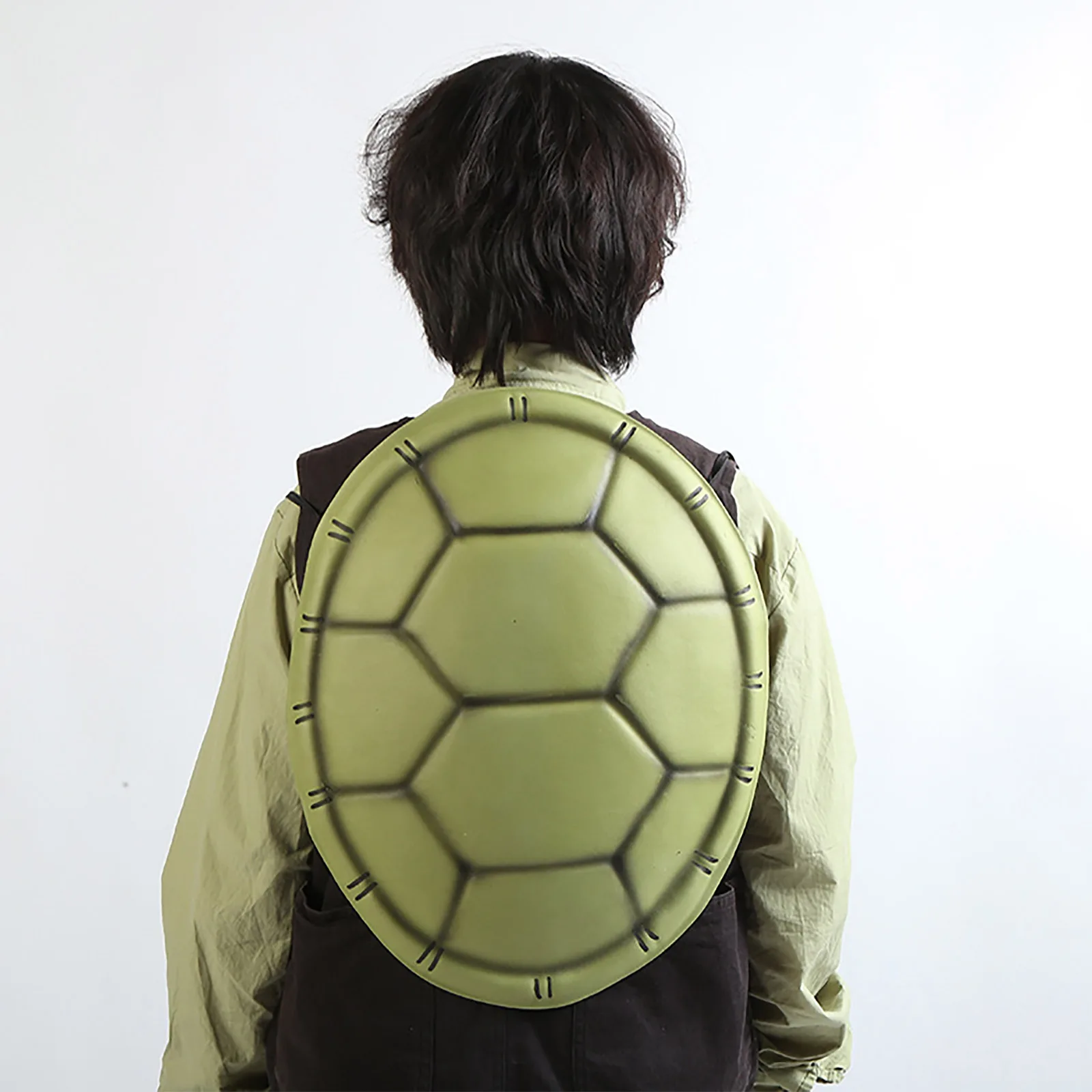 

D2 Halloween Decorations Turtle Shells Cosplay Simulation Tortoise Shells Photo Props for Role Play Party Performance Costumes