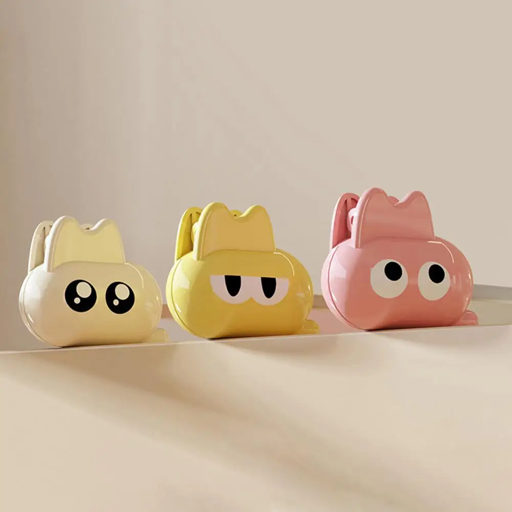 Snap-on Toothbrush Cover Cartoon Cat Toothbrush Head Cover Dust-proof Protective Case Portable Compact Holder for Travel Home