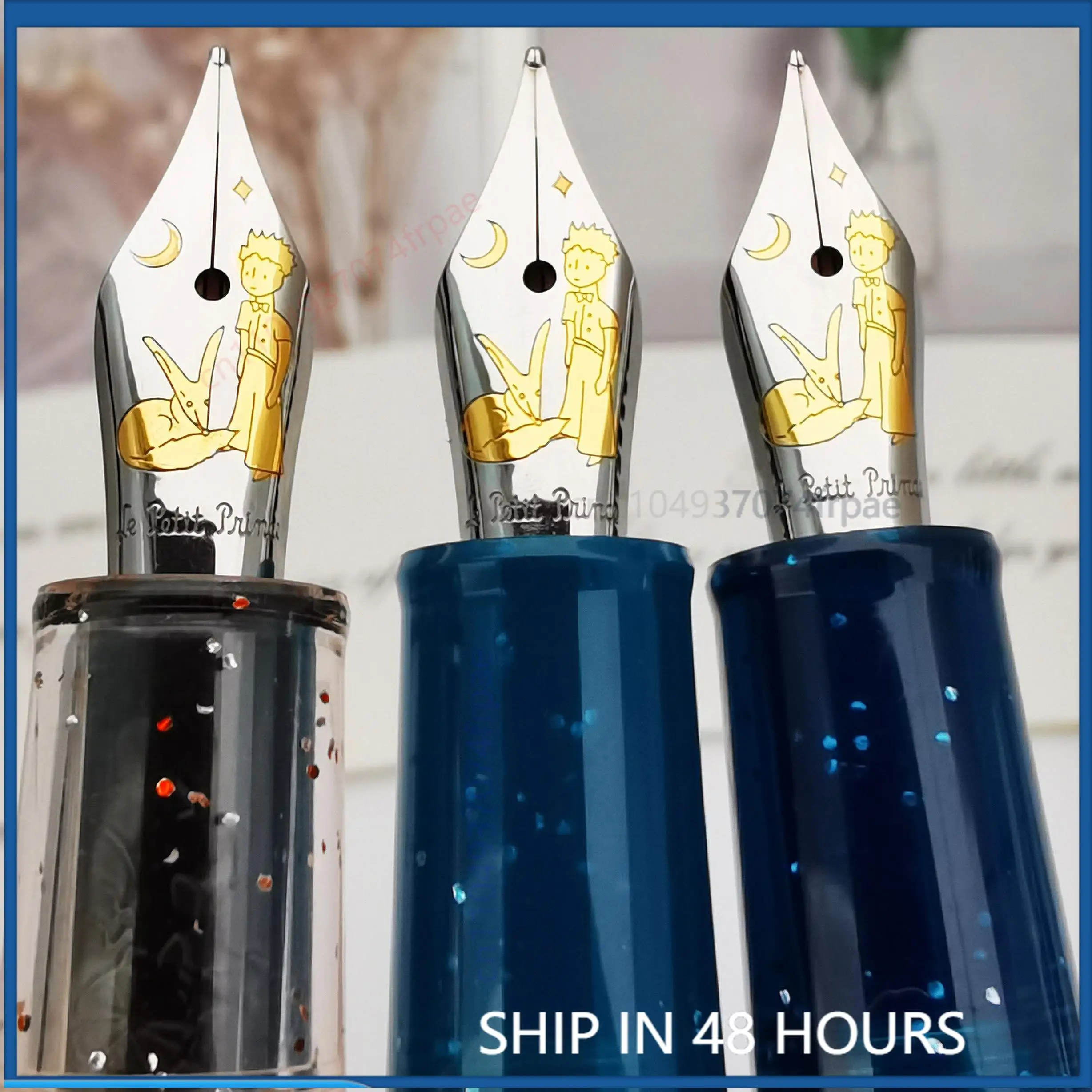 For No.26 Little Prince Custom Fountain Pen Nib Long Knife Dragon Blade  Square Tip Hard Script Calligraphy Accessory（1pcs）