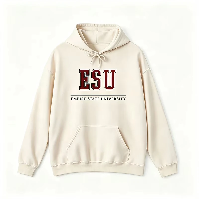 ESU Empire State University Hoodie Sweatshirt Tom Holland Peter Parker Merch Unisex Casual Streetwear Pullover Oberteil Bekleidung – Detail 7