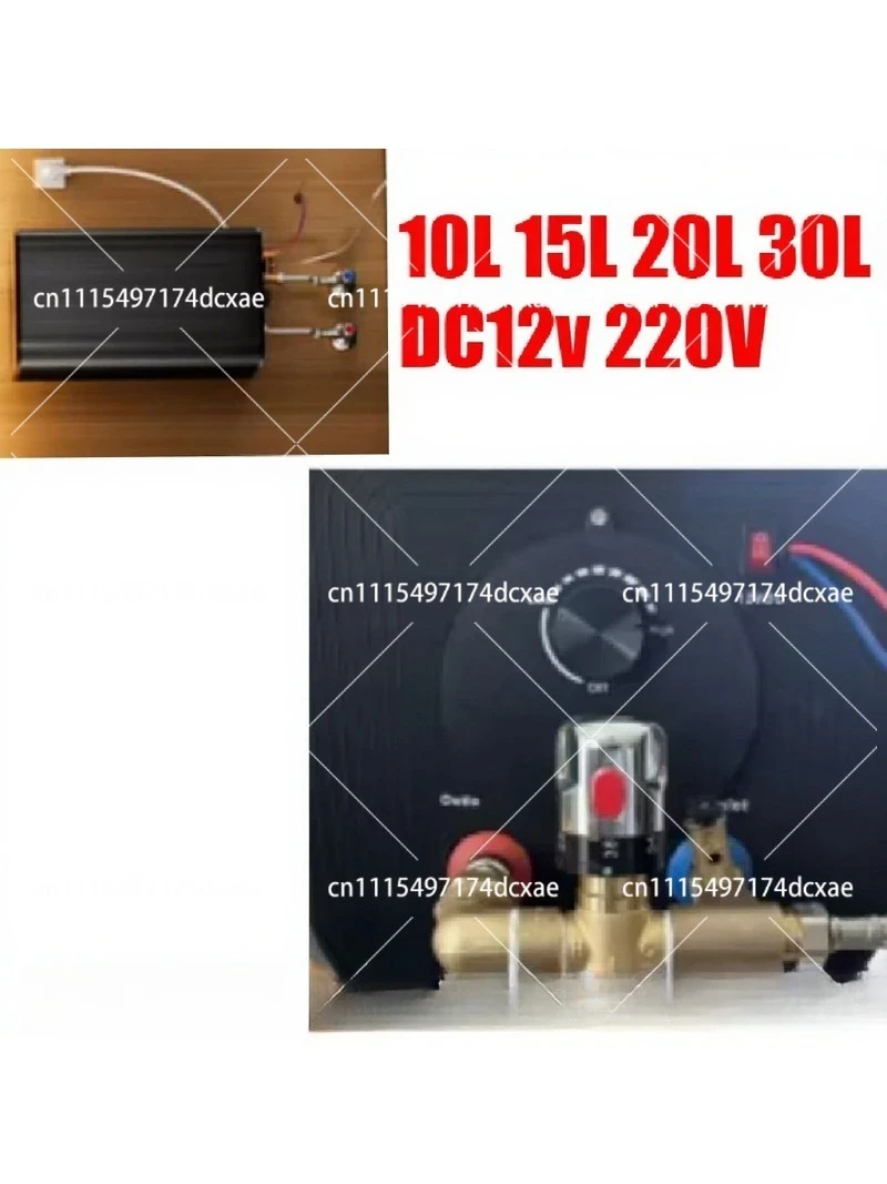 12V 24V 220V RV Water Heater Tank 10L 15L 20L 30L Electric Boiler Storage for Camper Trailer