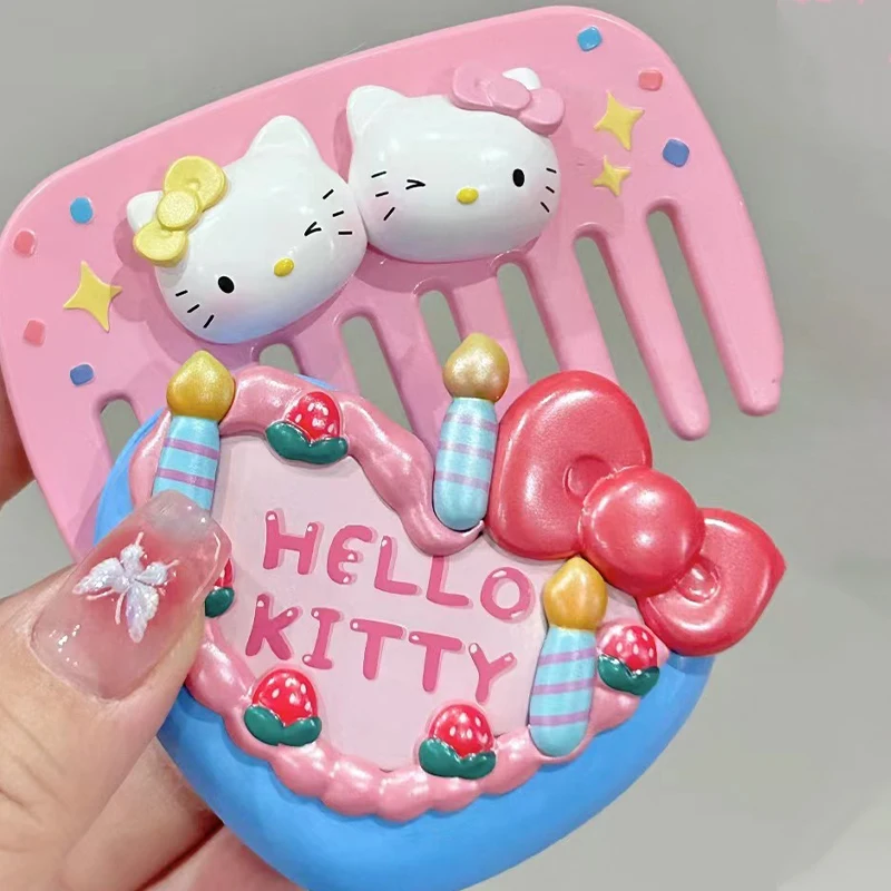 Sanrio Hello Kitty 50th Anniversary Mood Series กล่องตาบอด Hello Kitty เครื่องประดับทําด้วยมือรูปของสะสมตกแต่ง