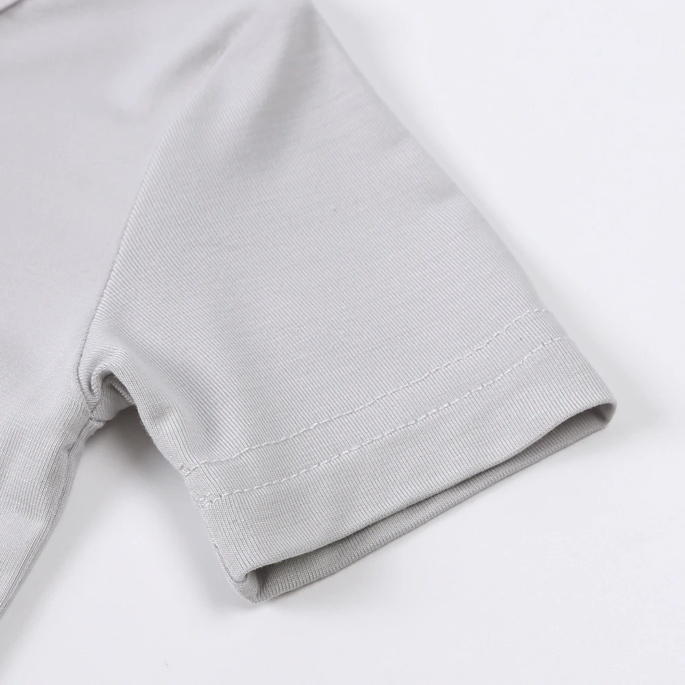 2026 Sommer Neugeborenen Baby Jungen Mädchen Strampler Bambusfaser Kleidung Kurzarm Atmungsaktiver Pyjama Säuglings-Overall Kleinkind-Strampler – Detail 9