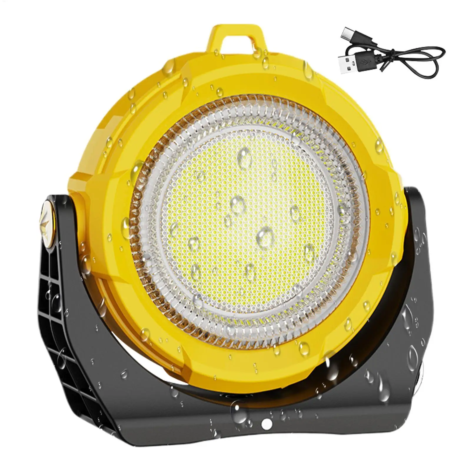 

Rechargeable Magnetic Work Light RGB Portable Work Light Waterproof Bright Solar LED Lamp Multi-mode For Workshop Camping Job