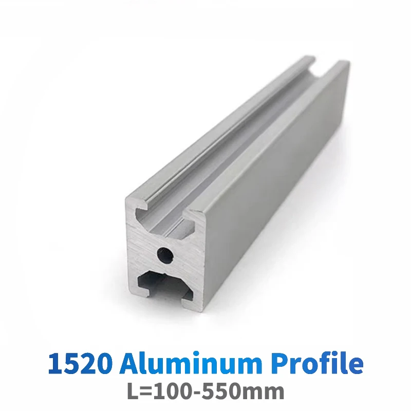2Pcs Aluminum Profiles 1520 Standard Anodizing 3D Printer Frames Aluminum Extrusion Profile For Doorframe Workbench CNC