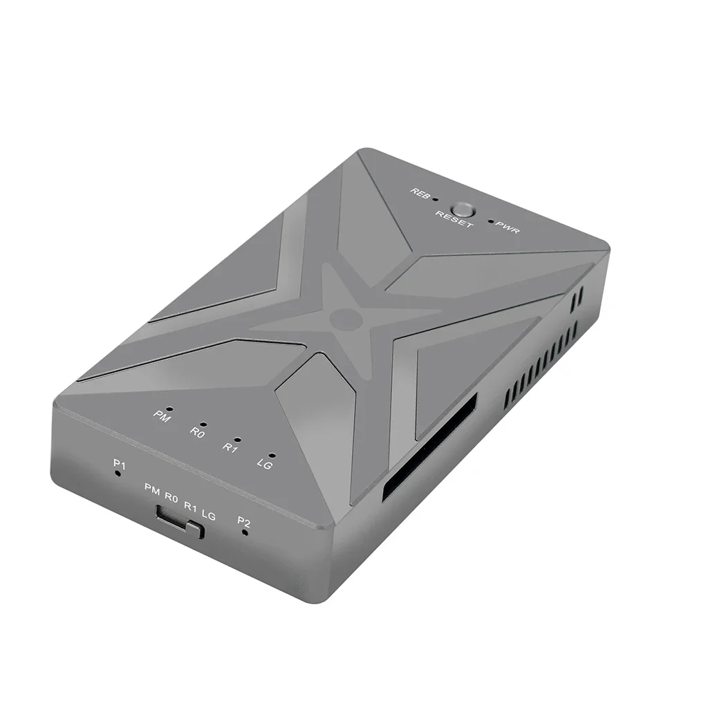 Type-C USB3.2 Gen2 20Gbps Dual Bay M.2 Enclosure for NVME SSDs, M.2 SSD Case with RAID Support