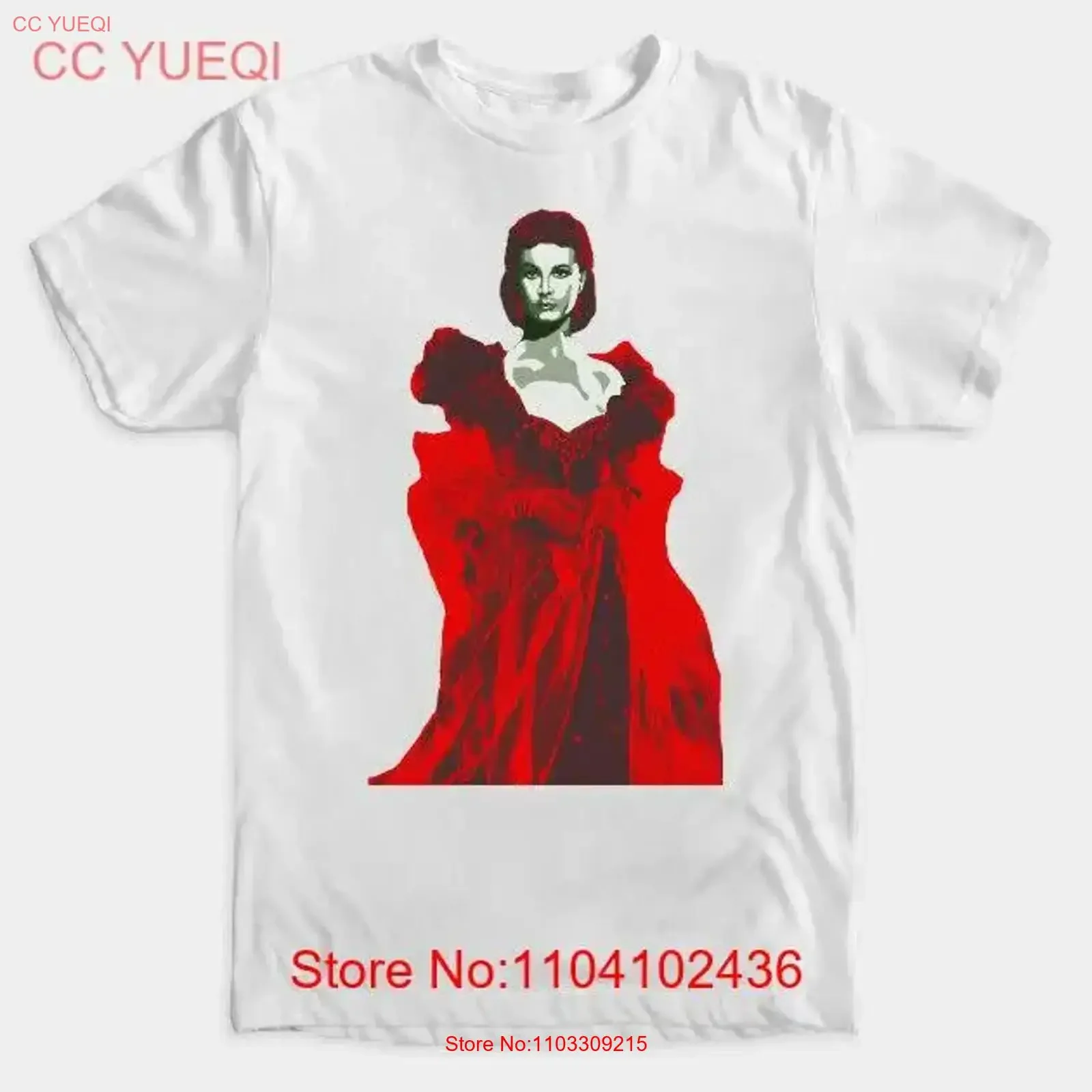 Romantik, Geschichte, Film, Legende, „Gone with the Wind“, Scarlett Vivien Leigh, T-Shirt, Vintage, gewaschen, stilvoll, atmungsaktiv, Designerkleidung