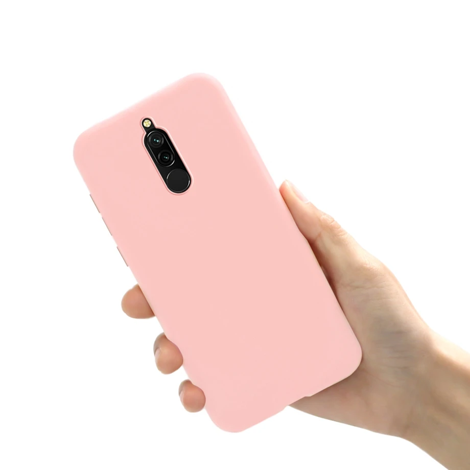 Für Xiaomi Redmi 8 Fall Weiche TPU Candy Farbe Matte Abdeckung Silikon Fall Für Redmi 8 8A Dual 8A pro Zurück Shell Abdeckung Coque Bumper – Detail 9
