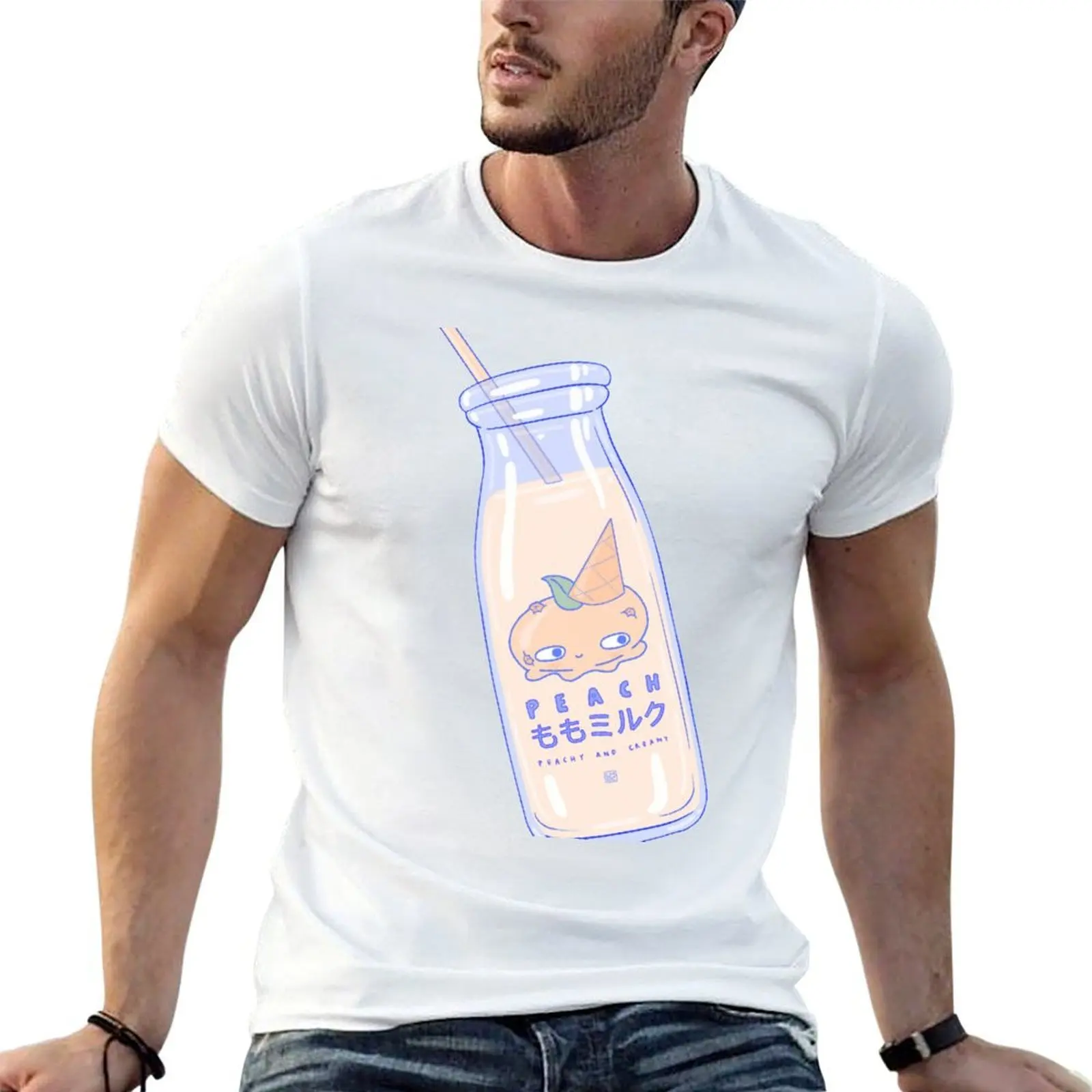 

Peachy and Creamy T-Shirt t shirt man plain funny t shirts cotton T-Shirt
