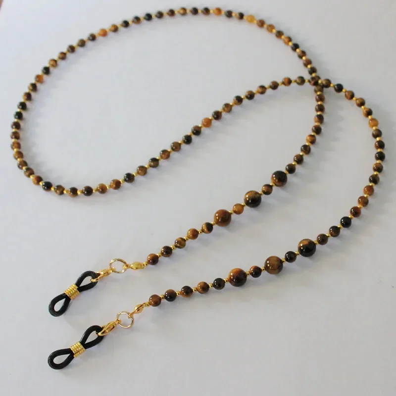 Tigereye X 거북이 스타일 남녀공용 안경 체인, 선글라스 안경 스트랩 거치대