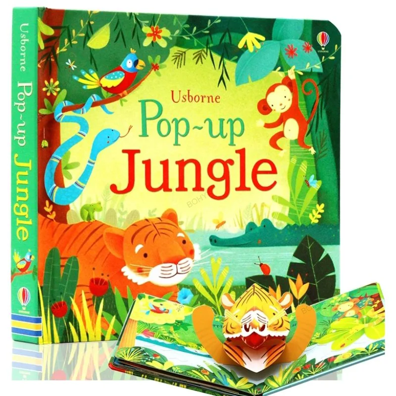 3D Flap Picture English Books Usborne Pop Up for Kids Fairy Tales Reading Book In English Montessori Learning Toys Children Gift