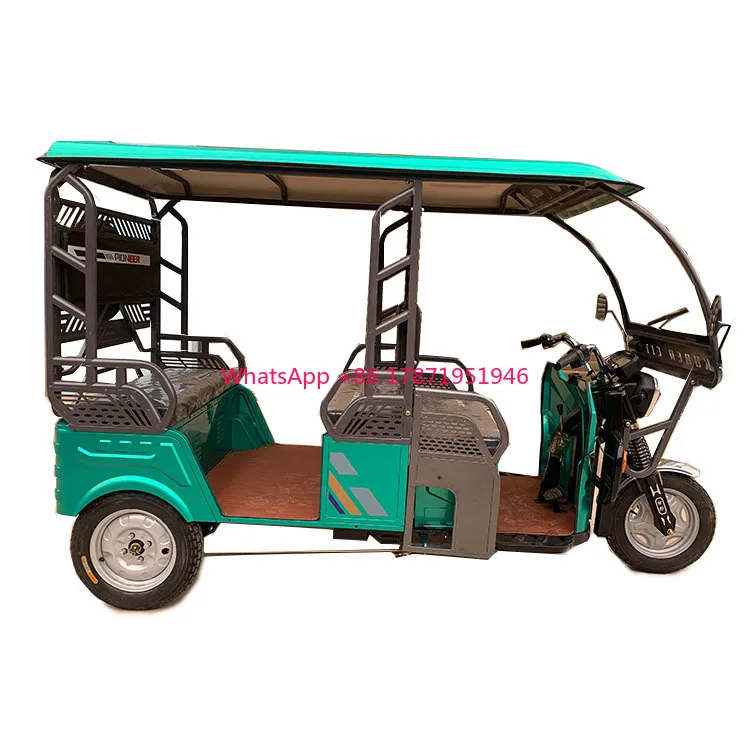 Safely And Popular 6 Passengers Type  electric Rickshaw For Taxi Use