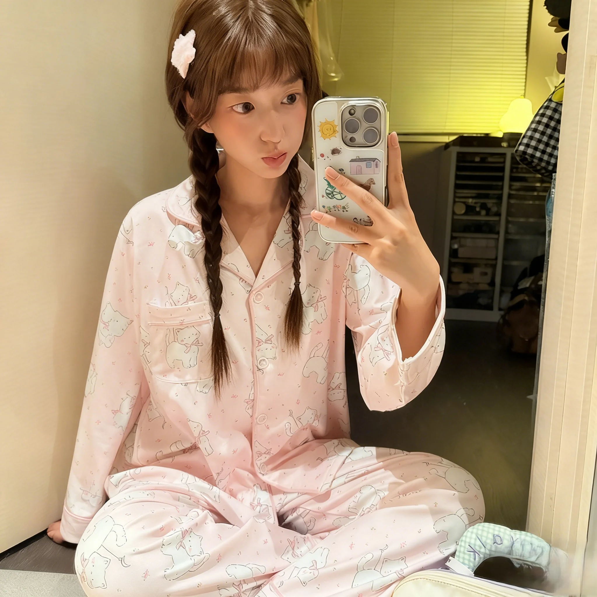 

Женские пижамные комплекты: осенние, темные, с завязками, забавные, повседневные, ретро, из вискозы, для дома, комфортные, теплые, мягкие, шикарные