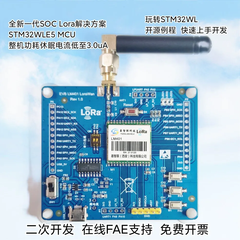 STM32WLE5 Open Source Routine STM32WL Secondary Development LoRaWAN Development Board Electric Power Micro Power