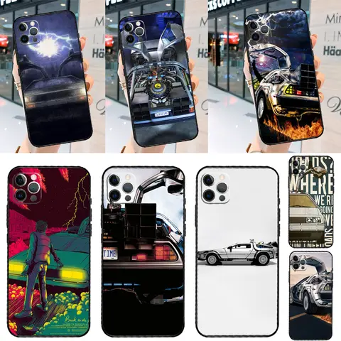 Back to the Future DeLorean Case For Xiaomi 15 Ultra 17 Pro Max 13T 14T 15T POCO F8 Ultra F7 X5 X6 F5 F6 X7 X8 Pro Cover