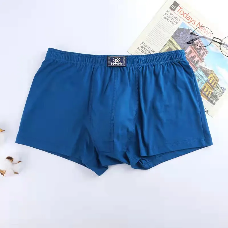 4XL-5XL Plus Size Fat Underwear Cotton Boxer Briefs Underpants For 2-Pack