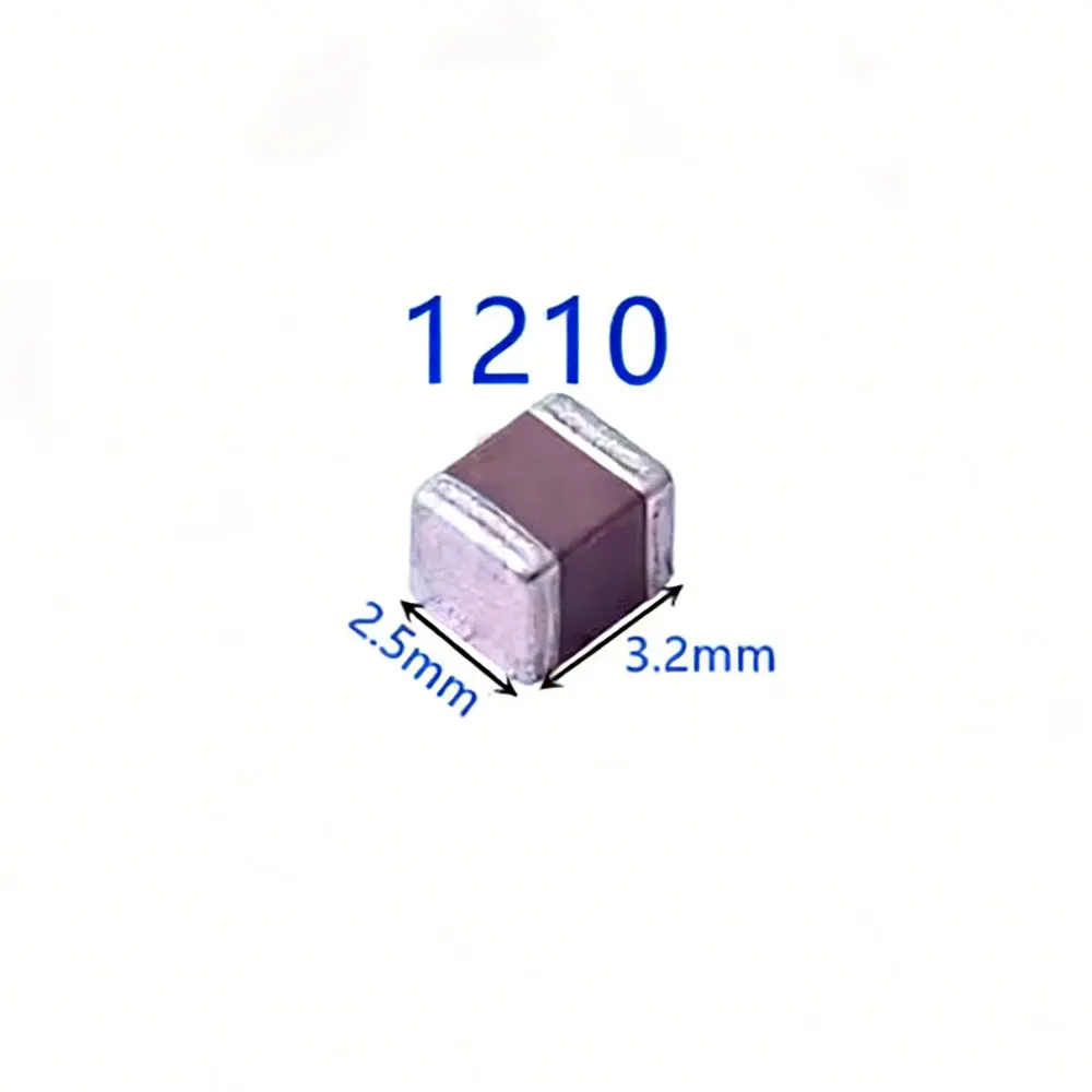 10PCS 1210 3225 SMD Capacitor 1uF 2.2uF 4.7uF 10uF 22uF 47uF 100uF 220uF 6.3V 10V 16V 25V 35V 50V 63V 100V 200V 250V X7R X5R