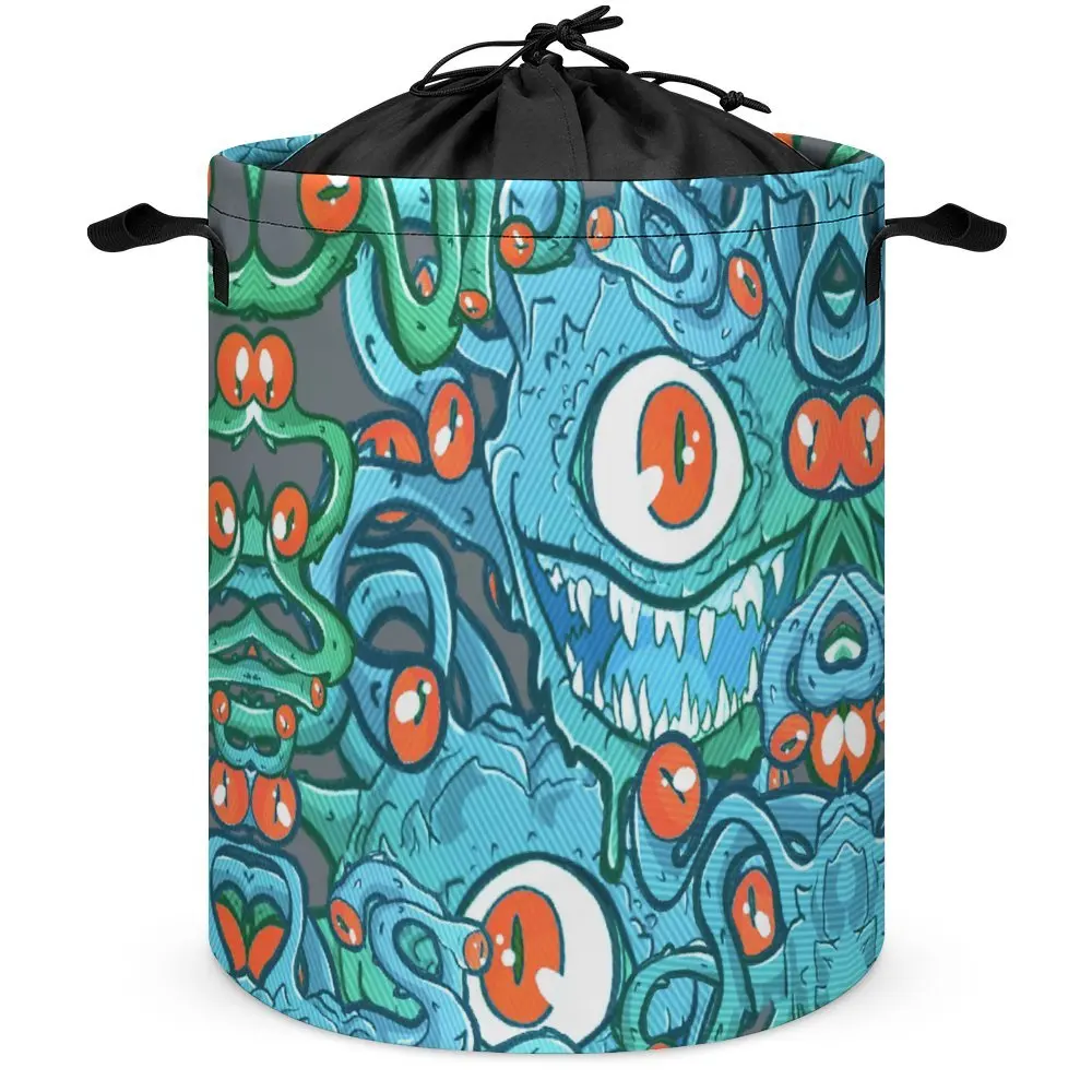 

Storage Box Tenholder for Sale Laundry Basket Large Capacity Can Be Folded Bedroom Storage Funny Storage of Clothes Lifting Hand