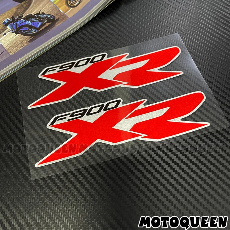 For BMW F900XR F900 XR Motorcycle Fairing Body Tank Pad Side Emblem Logo Decoration Reflective Waterproof Decals Stickers