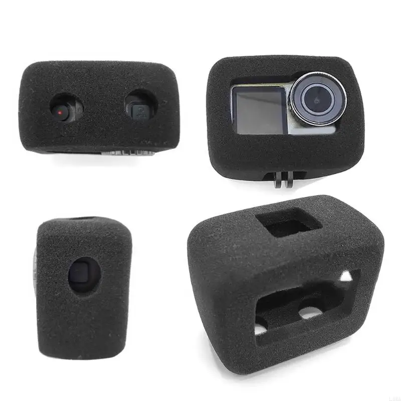 L4MA Windshield Wind Noise Reduction Sponge Foam for Case Cover Housing For Osmo-Action Camera Accessories