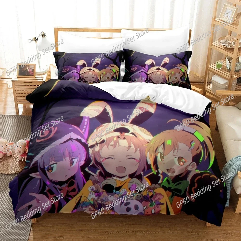 

Anime Princess Connect Re_Dive Game Bedding Set Single Twin Double Queen King Cal King Size Bed Linen Set