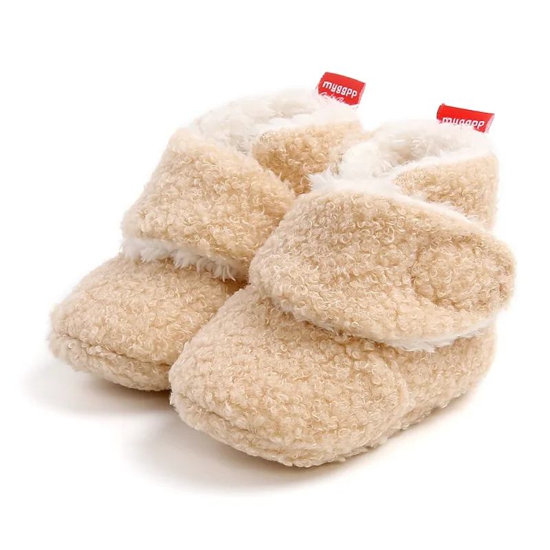 2023 New Fashion Winter Infant Baby Slippers Girls Boys Booties Warm Baby Socks Shoes Newborn Crib Shoes Baby Prewalkers 0-18M