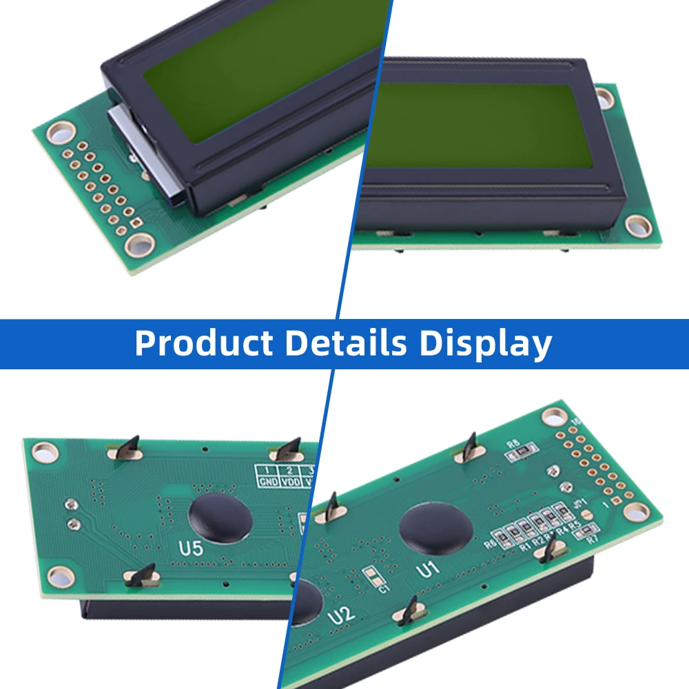 Écran LCD Rick Dot Matrix, film cyrillique jaune vert, technologie d'écran 400 pipeline, plusieurs langues, ST7066U, 2x40, 2x40, 4002