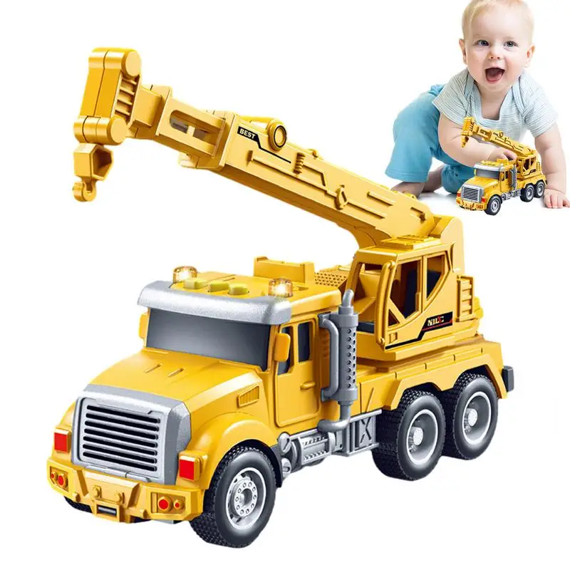 

Friction Power Vehicle Toy Car Toddler Construction Vehicles Toys For Boys Girls Carrier Truck Transport Cars